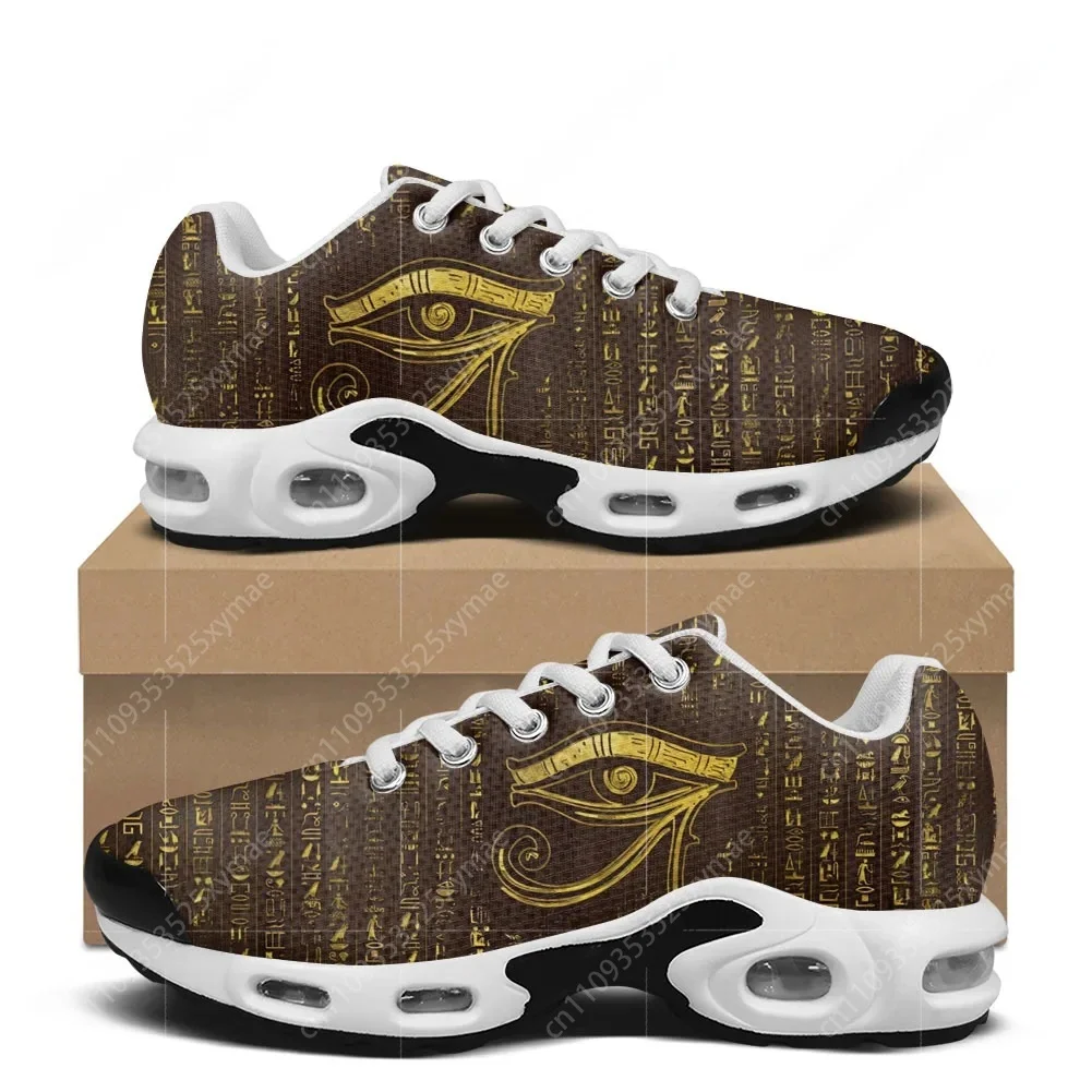 Men Shoes Egypt - ฮอรัส พระเจ้าแห่งอียิปต์ รองเท้าผ้าใบแบบมีเบาะลม รองเท้าผ้าใบสำหรับผู้ชาย ผู้หญิง วัยรุ่น