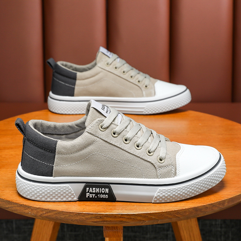 Men'S Shoes Lightweight - รองเท้าผ้าใบผู้ชายแบบคลาสสิก น้ำหนักเบา ระบายอากาศได้ดี ทนทาน เหมาะสำหรับการเดินในชีวิตประจำวัน