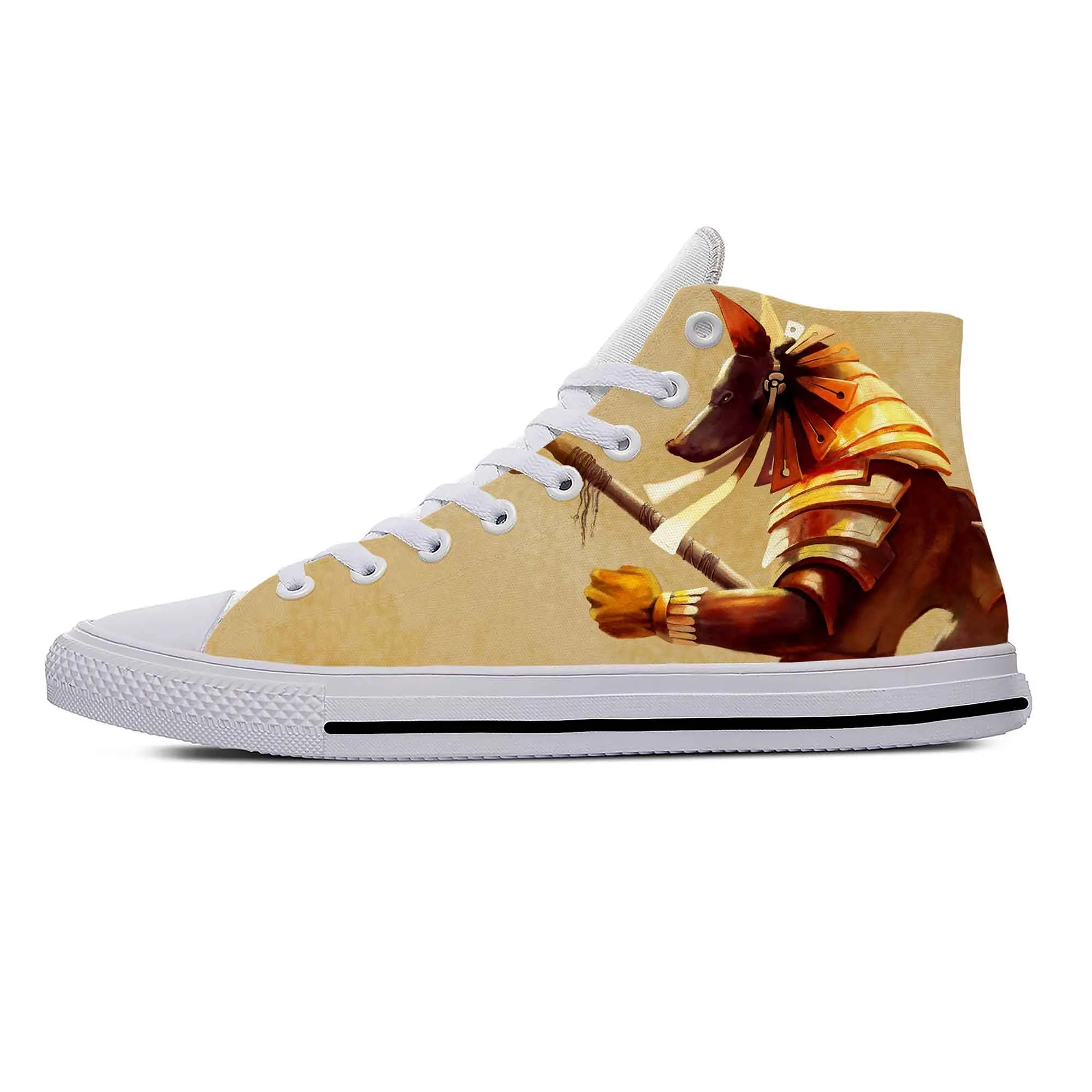 Men Shoes Egypt - Anubis โบราณอียิปต์อียิปต์พระเจ้าแฟชั่น Casual รองเท้า High Top