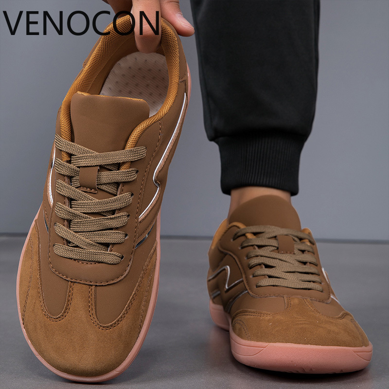 Men'S Shoes For Wide Feet - VENOCON ผู้ชายกว้าง Ball Extra Light Toe