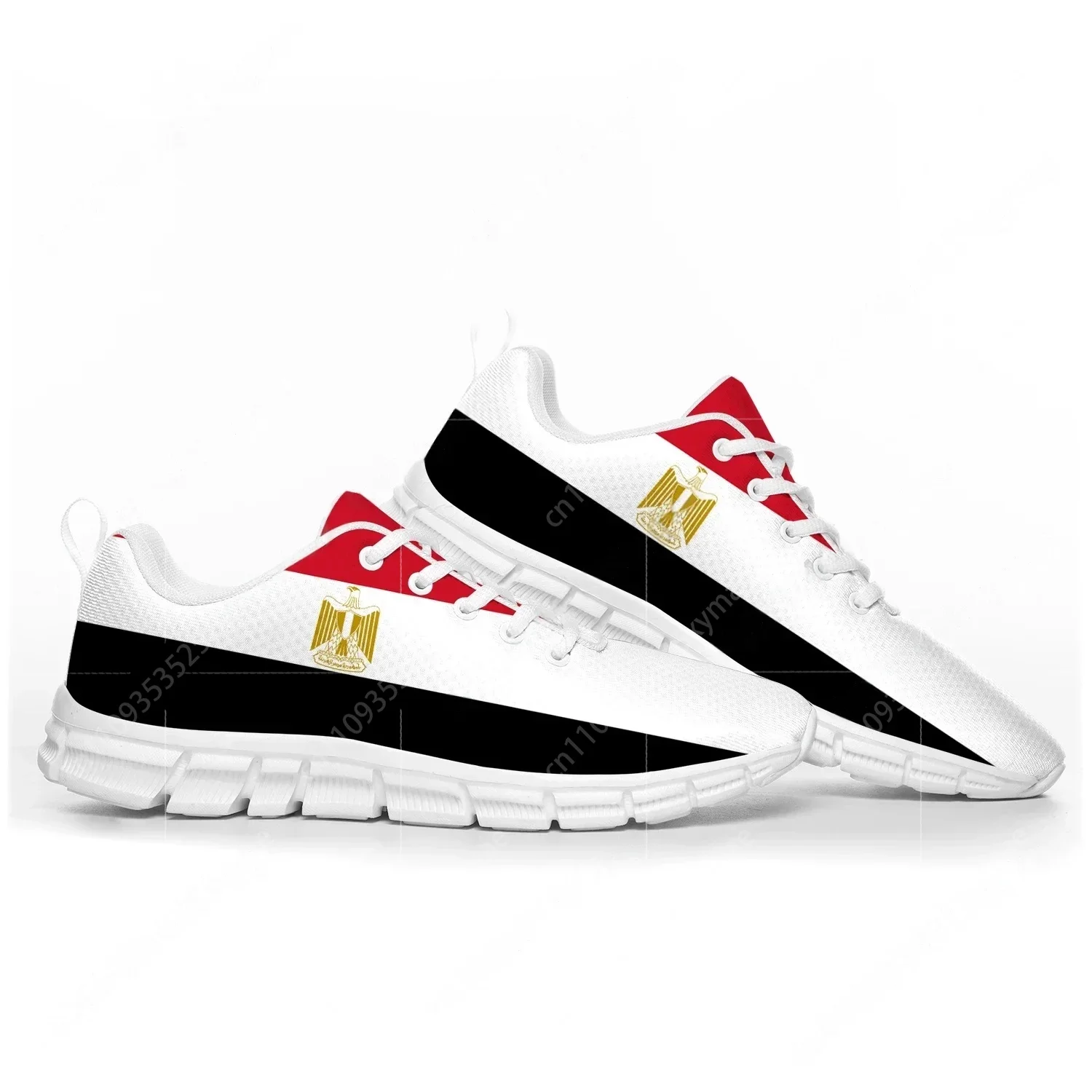 Men Shoes Egypt - รองเท้ากีฬาธงชาติอียิปต์ รองเท้าผ้าใบผู้ชายผู้หญิง รองเท้าลำลองอียิปต์ คุณภาพสูง รองเท้าคู่รัก