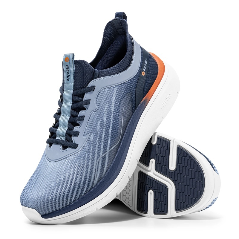 Men'S Shoes For Wide Feet - รองเท้าผ้าใบสำหรับเดินของผู้ชาย FitVille หัวรองเท้ากว้าง กันน้ำ รองเท้ากีฬาลำลองสำหรับวิ่ง ใส่สบายตลอดวัน
