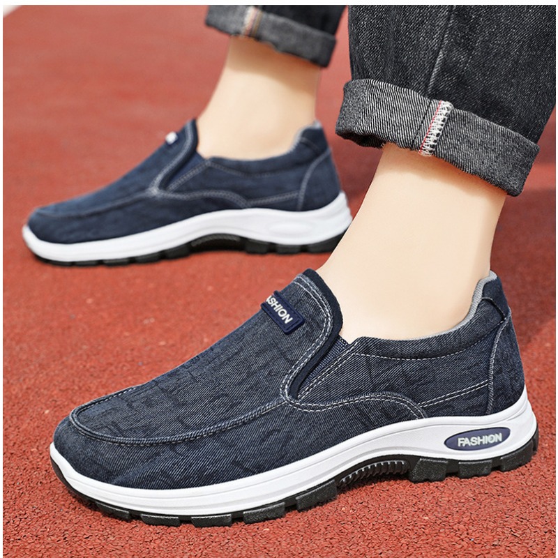Men'S Shoes Size 43 In Us - 2025 Breathableรองเท้าผ้าใบนุ่มผู้ชายรองเท้าสบายๆกลางแจ้งแฟชั่นAll-Match Slip-Onรองเท้าผู้ชายLoafersรองเท้าผ้าใบชาย