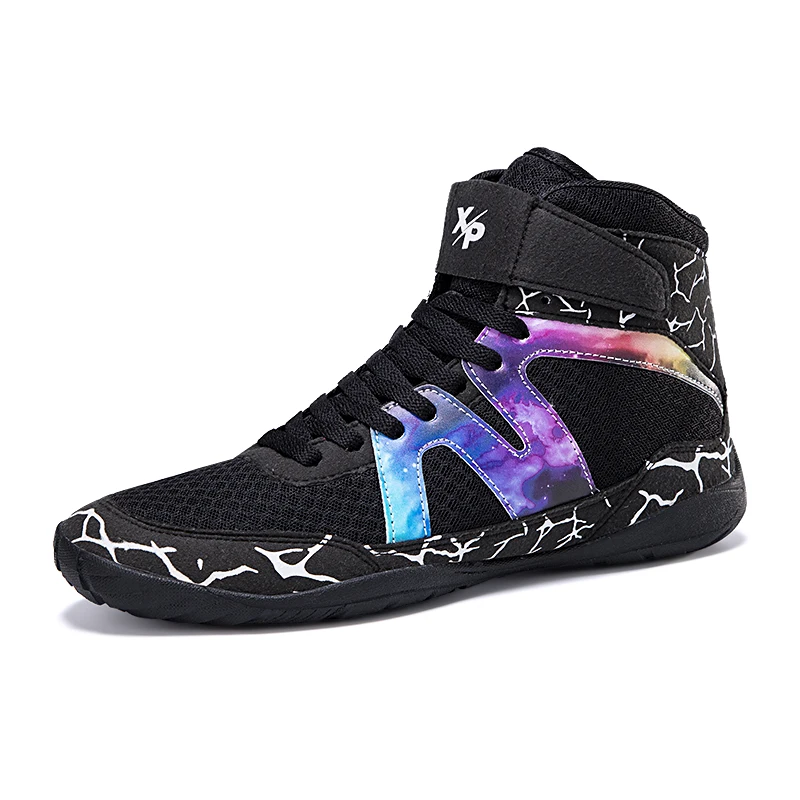 รองเท้ามวยปล้ํามืออาชีพสําหรับ - Men'S Shoes Navy Blue บทวิจารณ์และราคา
