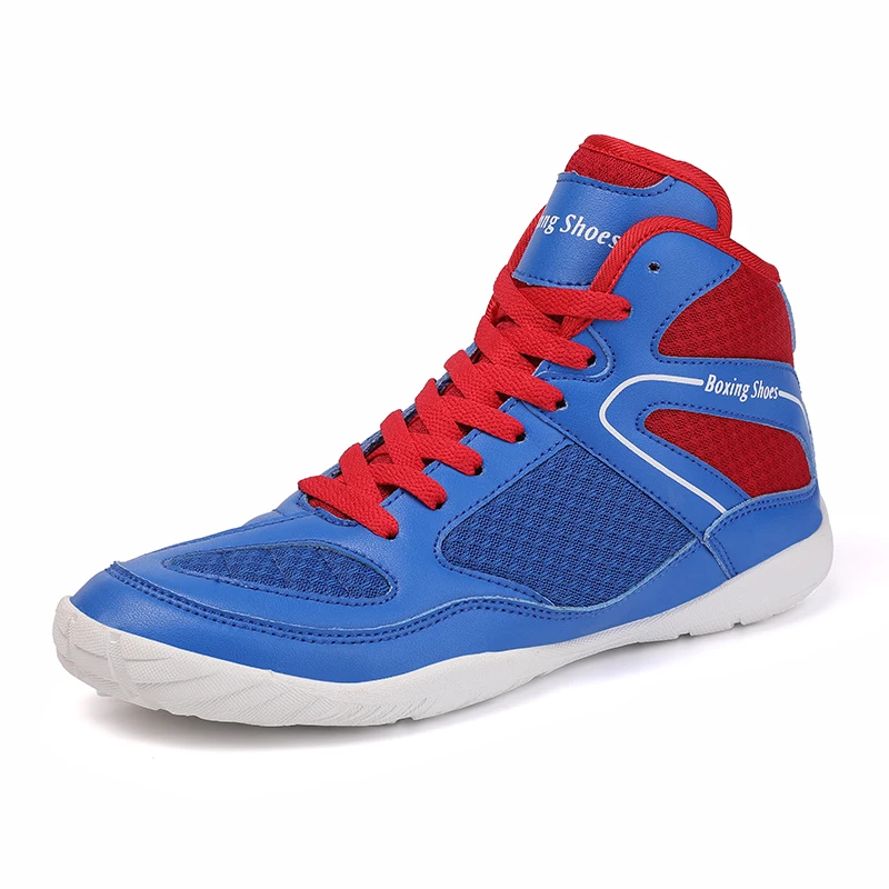รองเท้ามวยปล้ํามืออาชีพสําหรับ - Men'S Shoes Navy Blue บทวิจารณ์และราคา