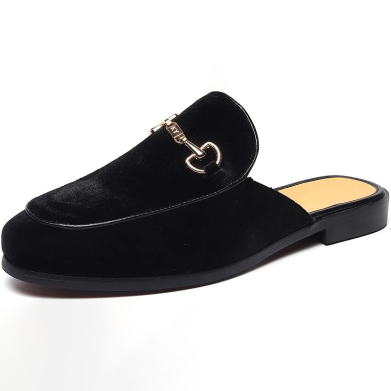 รองเท้าล่อสําหรับผู้ชายสไตล์อั - Men'S Shoes Navy Blue บทวิจารณ์และราคา