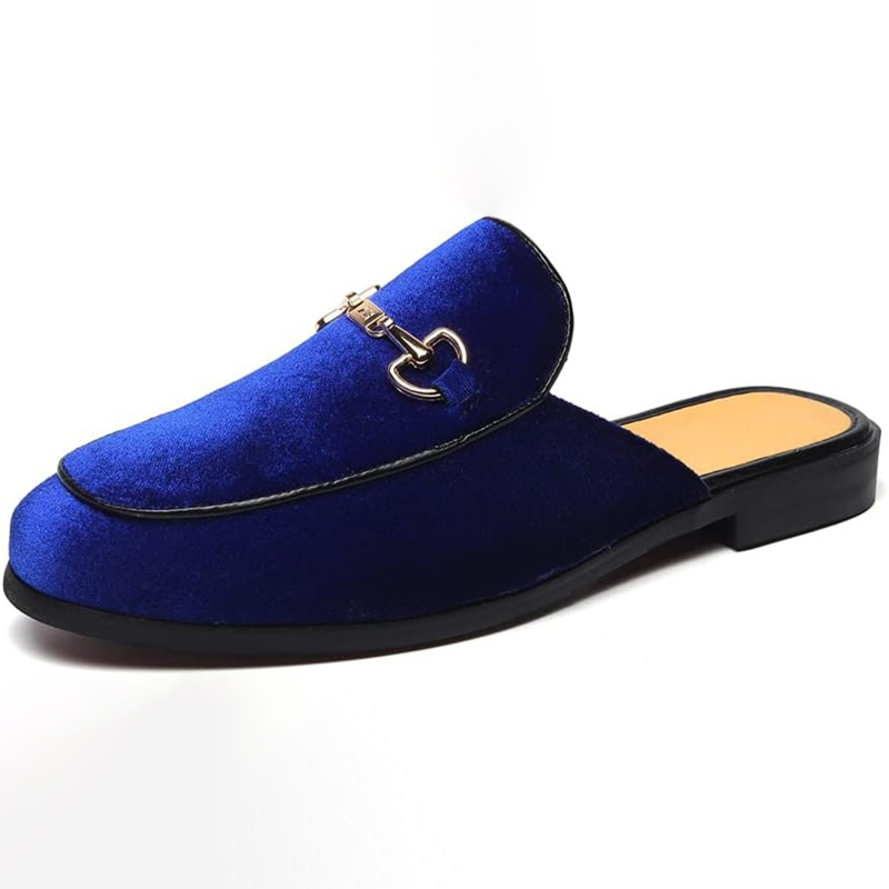 รองเท้าล่อสําหรับผู้ชายสไตล์อั - Men'S Shoes Navy Blue บทวิจารณ์และราคา