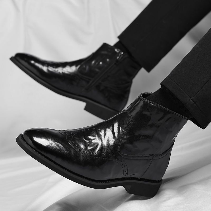 รองเท้าบูทเชลซีผู้ชาย หนังนุ่ม - Men'S Shoes Dress Casual บทวิจารณ์และราคา