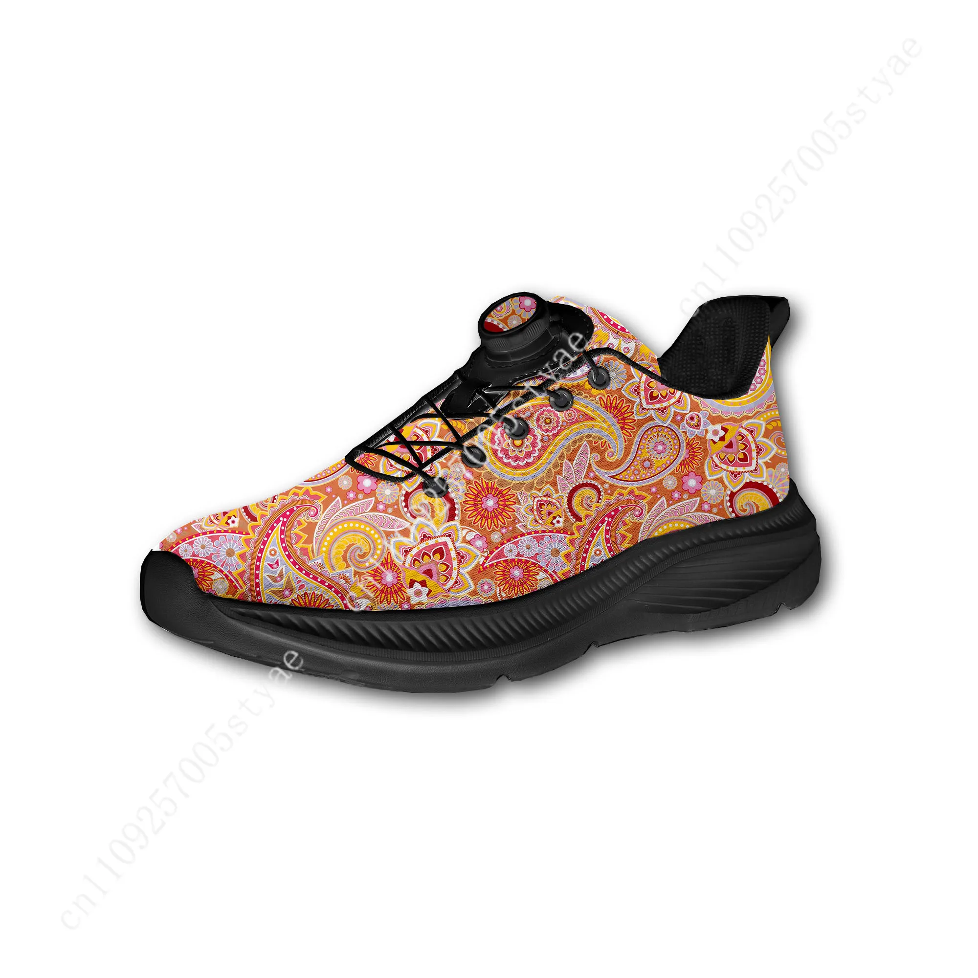 โบฮีเมียน มันดาลา ลายดอกไม้ รอ - Men'S Shoes Lightweight บทวิจารณ์และราคา