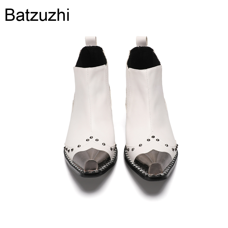 รองเท้าบูทผู้ชาย Batzuzhi ส้นส - Men Shoes For Wedding บทวิจารณ์และราคา