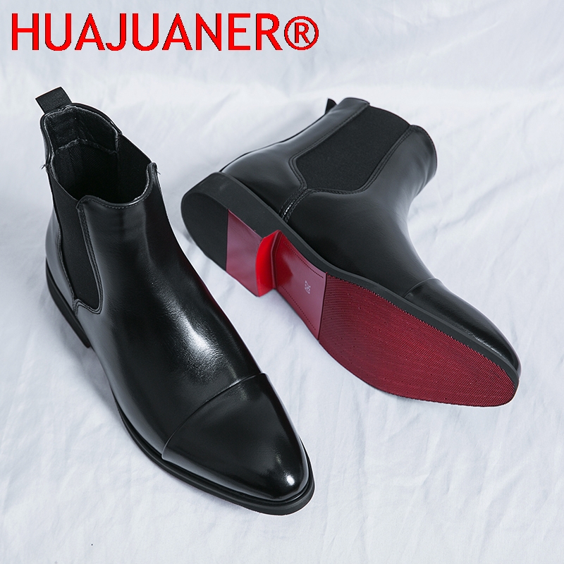 รองเท้าบูทเชลซีสีดำสไตล์อังกฤษ - Men'S Shoes Hush Puppies บทวิจารณ์และราคา