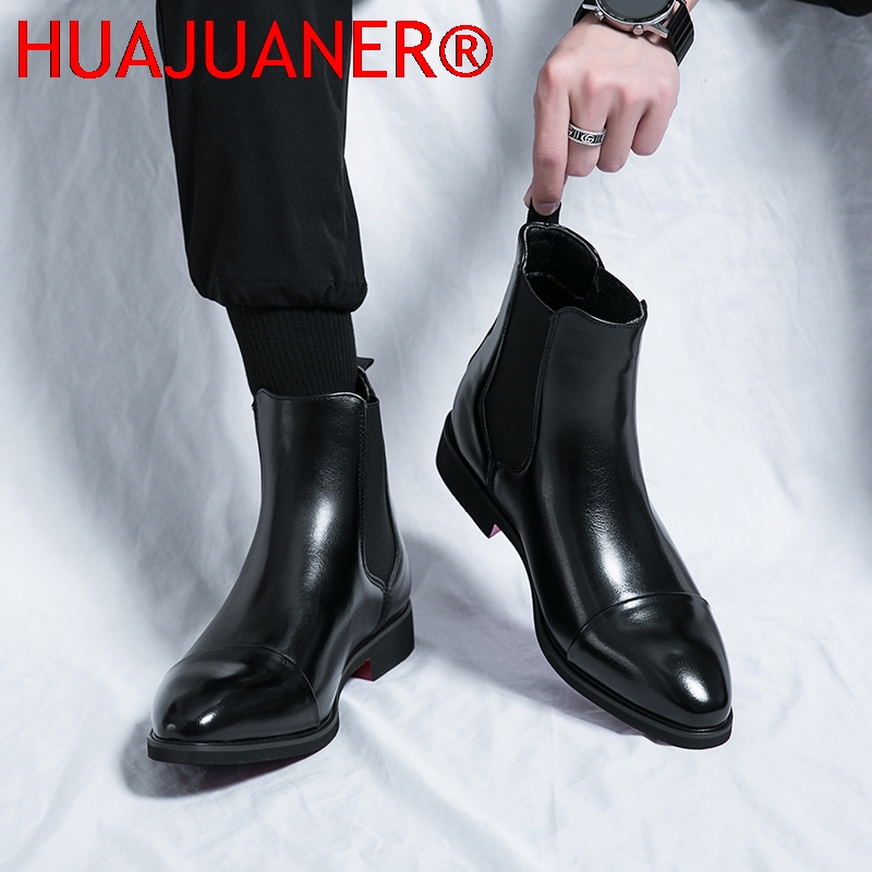 รองเท้าบูทเชลซีสีดำสไตล์อังกฤษ - Men'S Shoes Hush Puppies บทวิจารณ์และราคา