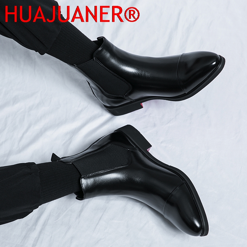 รองเท้าบูทเชลซีสีดำสไตล์อังกฤษ - Men'S Shoes Hush Puppies บทวิจารณ์และราคา