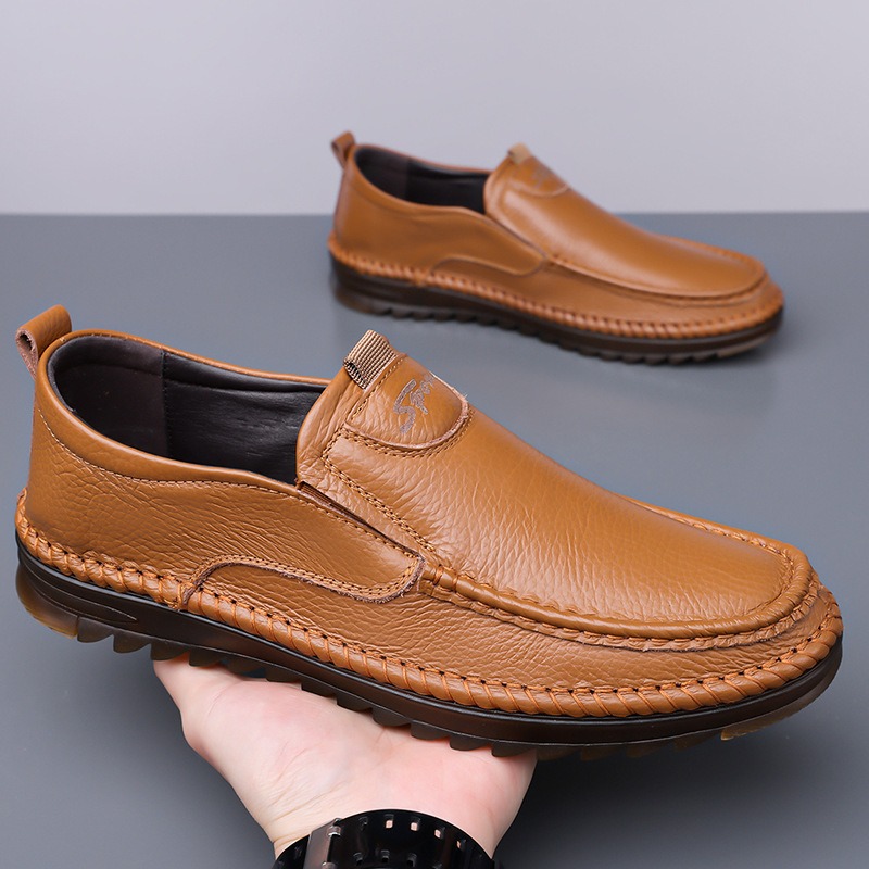 รองเท้าหนังแท้ผู้ชาย ฤดูใบไม้ผ - Men'S Shoes Size 43 In Us บทวิจารณ์และราคา
