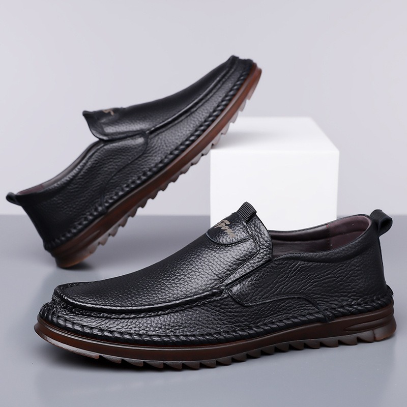 รองเท้าหนังแท้ผู้ชาย ฤดูใบไม้ผ - Men'S Shoes Size 43 In Us บทวิจารณ์และราคา