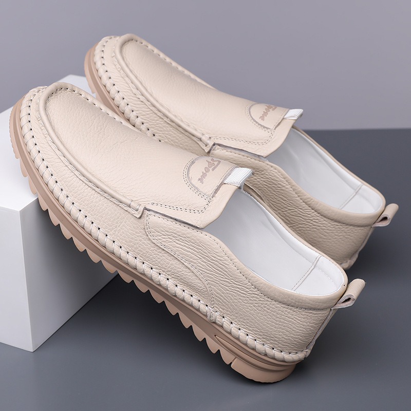 รองเท้าหนังแท้ผู้ชาย ฤดูใบไม้ผ - Men'S Shoes Size 43 In Us บทวิจารณ์และราคา