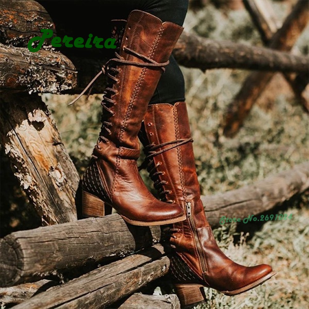 คาวบอย Vintage Lace Up ผู้ชายร - Men'S Shoes Size 43 In Us บทวิจารณ์และราคา