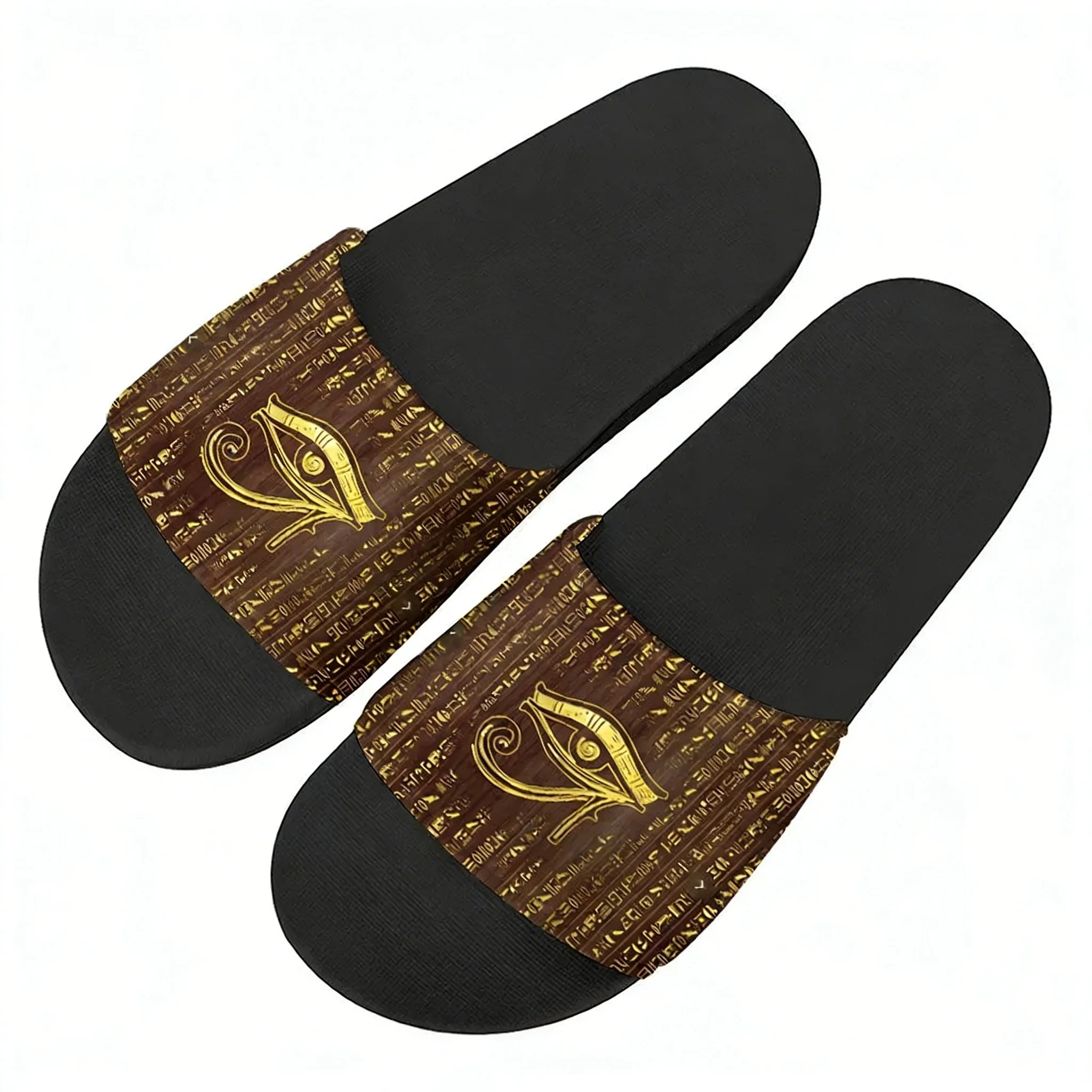 รองเท้าแตะลายดวงตาแห่งเทพฮอรัส - Men Shoes Egypt บทวิจารณ์และราคา