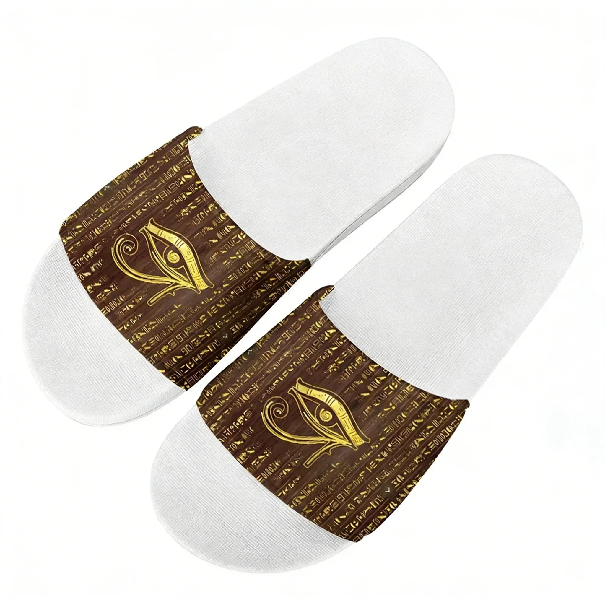 รองเท้าแตะลายดวงตาแห่งเทพฮอรัส - Men Shoes Egypt บทวิจารณ์และราคา