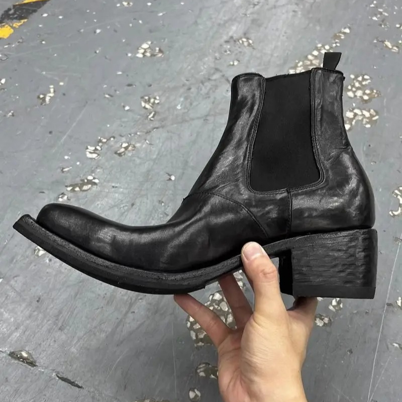 รองเท้าบูทเชลซีทรงหุ้มข้อ ดีไซ - Men'S Shoes Hush Puppies บทวิจารณ์และราคา