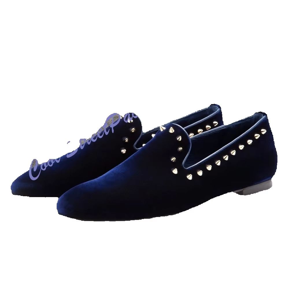 รองเท้าโลฟเฟอร์ผู้ชายสีน้ำเงิน - Men'S Shoes Navy Blue บทวิจารณ์และราคา