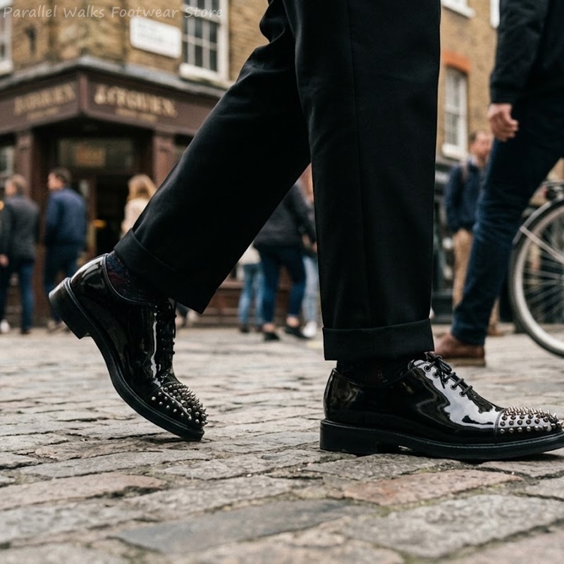 รองเท้าโลฟเฟอร์หนังแก้วประดับห - Men Shoes For Wedding บทวิจารณ์และราคา