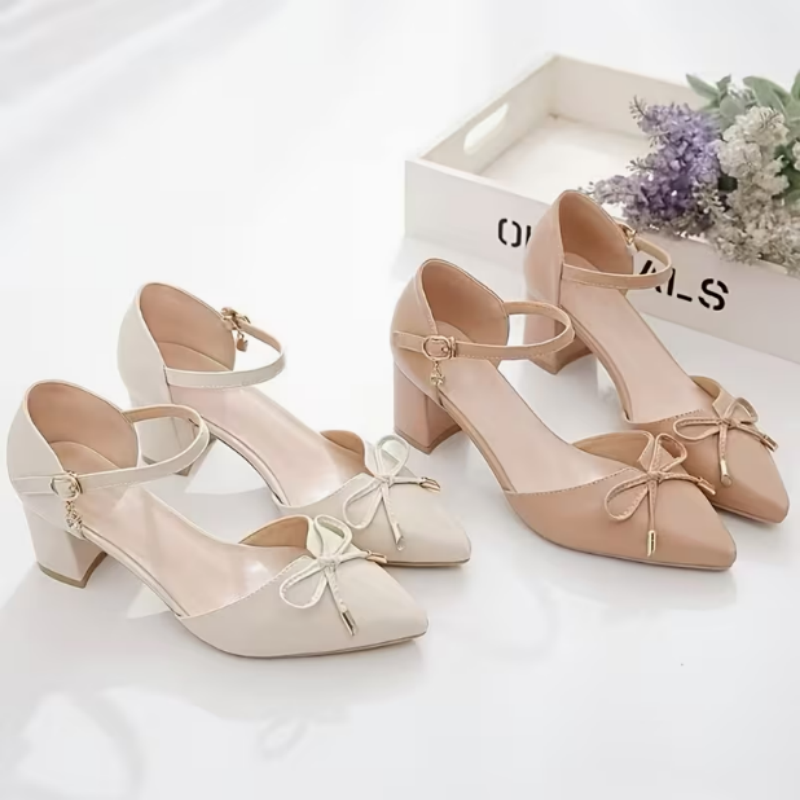 รองเท้าส้นสูงแบบสวมสำหรับผู้หญ - Men Shoes For Wedding บทวิจารณ์และราคา