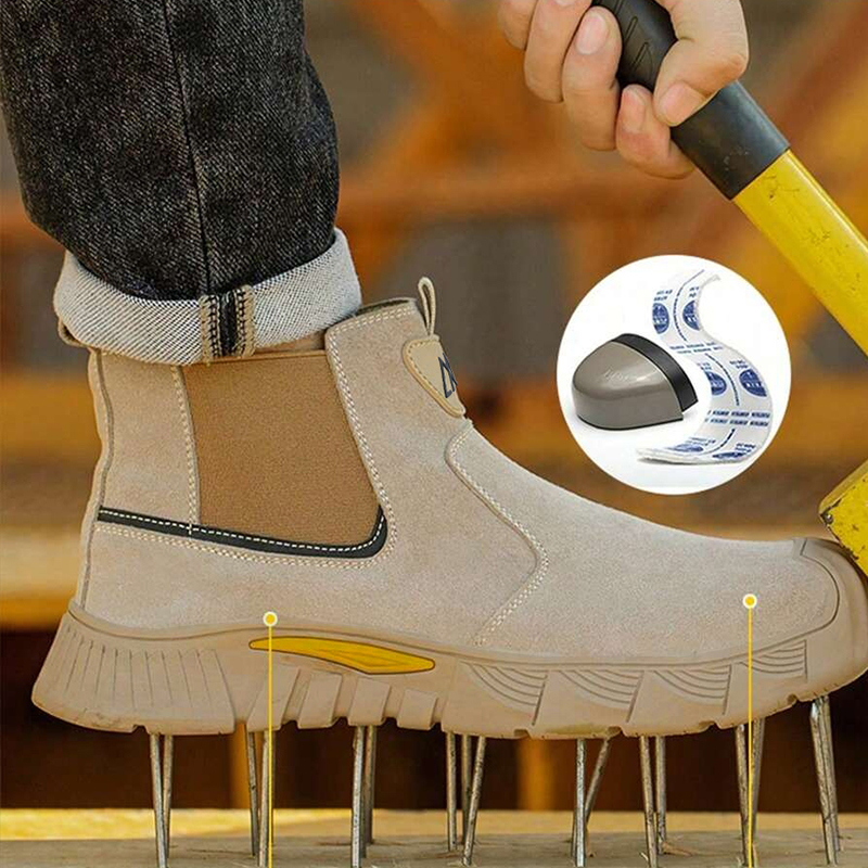 รองเท้าทำงานหัวเหล็กทนทานต่อกา - Men Shoes Office บทวิจารณ์และราคา