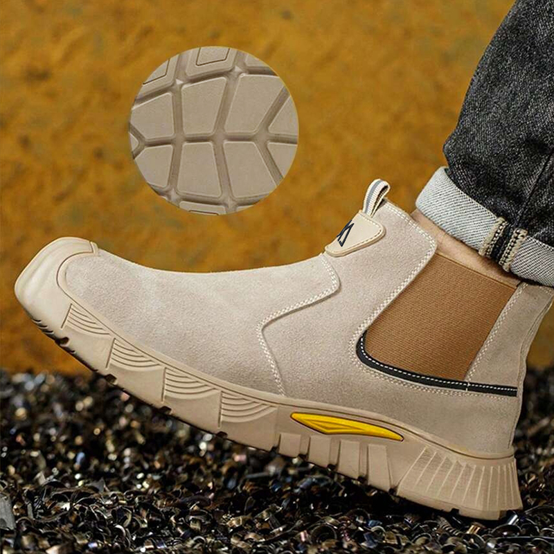 รองเท้าทำงานหัวเหล็กทนทานต่อกา - Men Shoes Office บทวิจารณ์และราคา