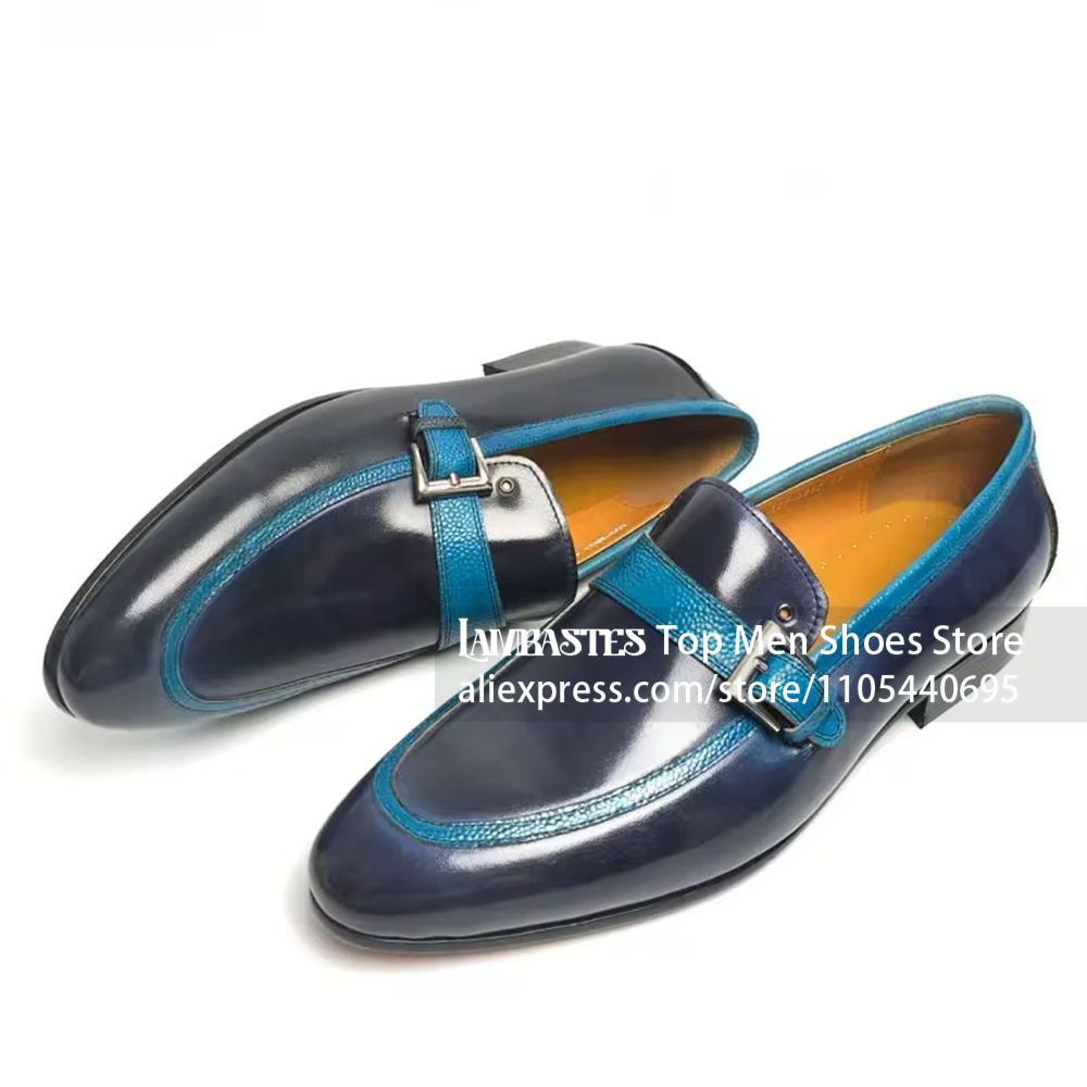รองเท้าโลฟเฟอร์สีน้ำเงินกรมท่า - Men'S Shoes Navy Blue บทวิจารณ์และราคา