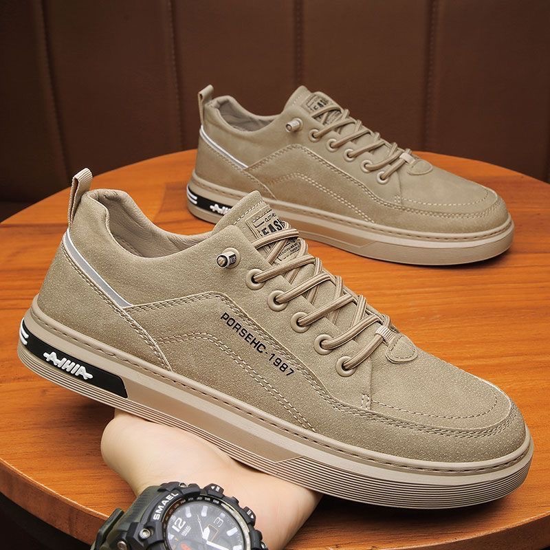 รองเท้าผ้าใบหนังนิ่มสีขาวสำหรั - Men'S Shoes Hush Puppies บทวิจารณ์และราคา