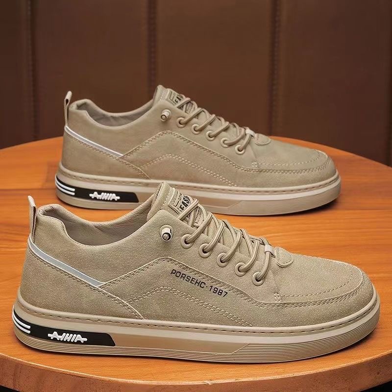 รองเท้าผ้าใบหนังนิ่มสีขาวสำหรั - Men'S Shoes Hush Puppies บทวิจารณ์และราคา