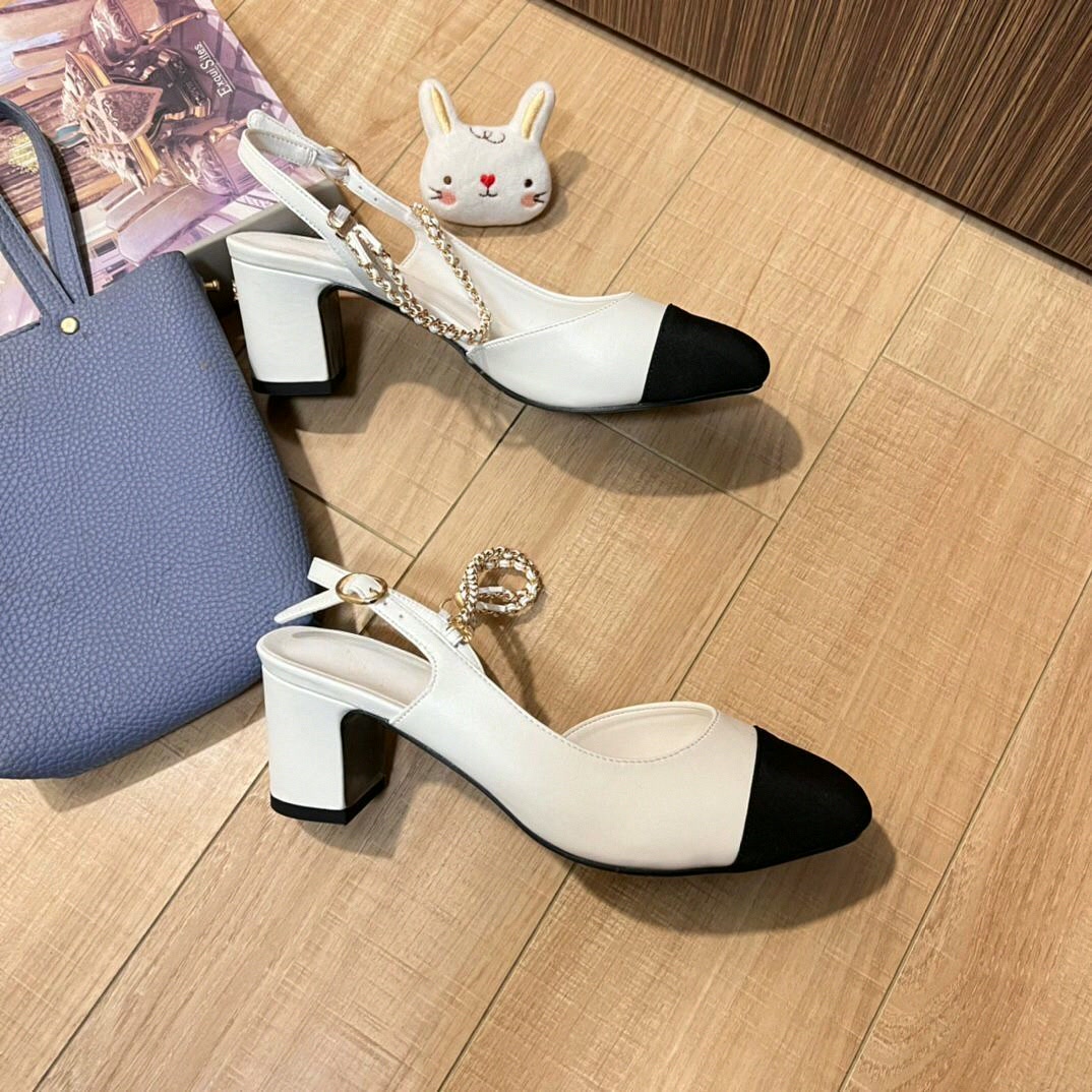 รองเท้าส้นสูงแบบสลิงแบ็คสำหรับ - Dress Shoe Pointed บทวิจารณ์และราคา