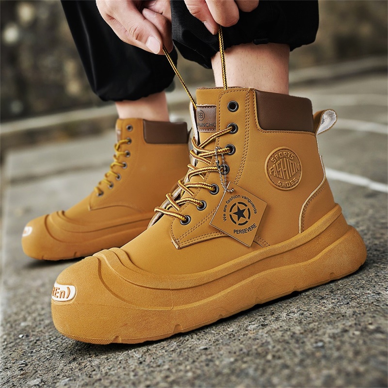 รองเท้าบูทข้อสั้นแฟชั่น สวมใส่ - Men'S Shoes Dress Casual บทวิจารณ์และราคา