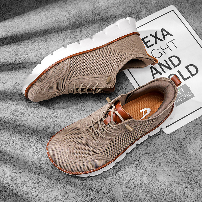 รองเท้าผู้ชายทรงกว้าง สไตล์ลำล - Men'S Shoes Dress Casual บทวิจารณ์และราคา