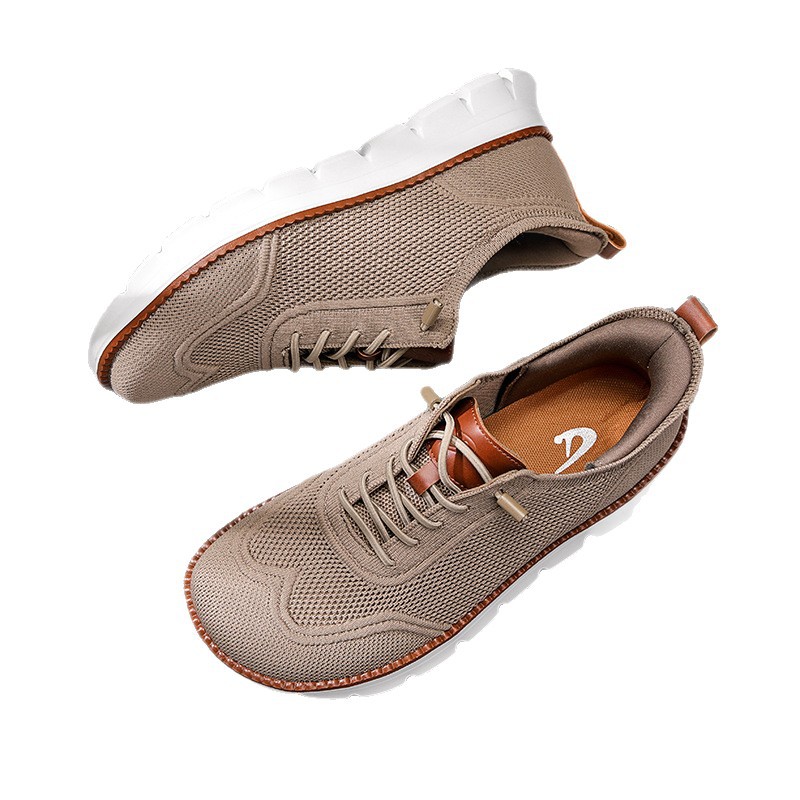 รองเท้าผู้ชายทรงกว้าง สไตล์ลำล - Men'S Shoes Dress Casual บทวิจารณ์และราคา
