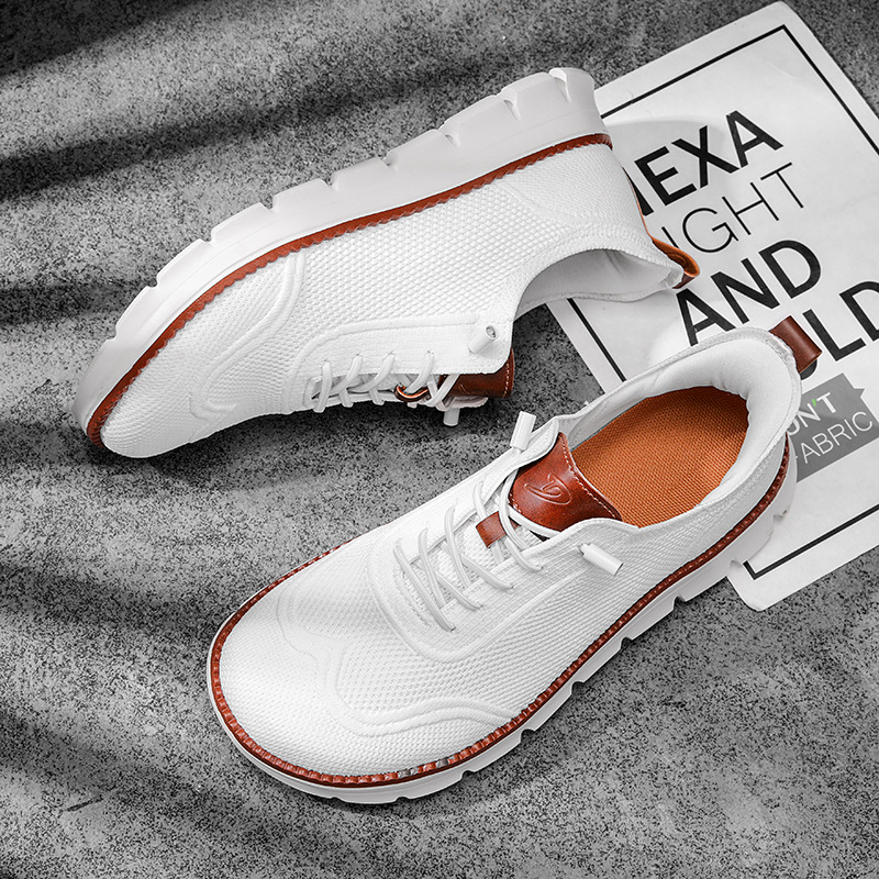 รองเท้าผู้ชายทรงกว้าง สไตล์ลำล - Men'S Shoes Dress Casual บทวิจารณ์และราคา