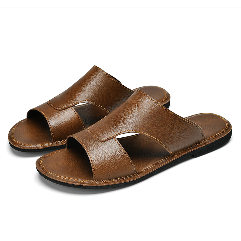 รองเท้าแตะชาย สีดำ สีน้ำตาล ส้ - Men'S Shoes Lightweight บทวิจารณ์และราคา