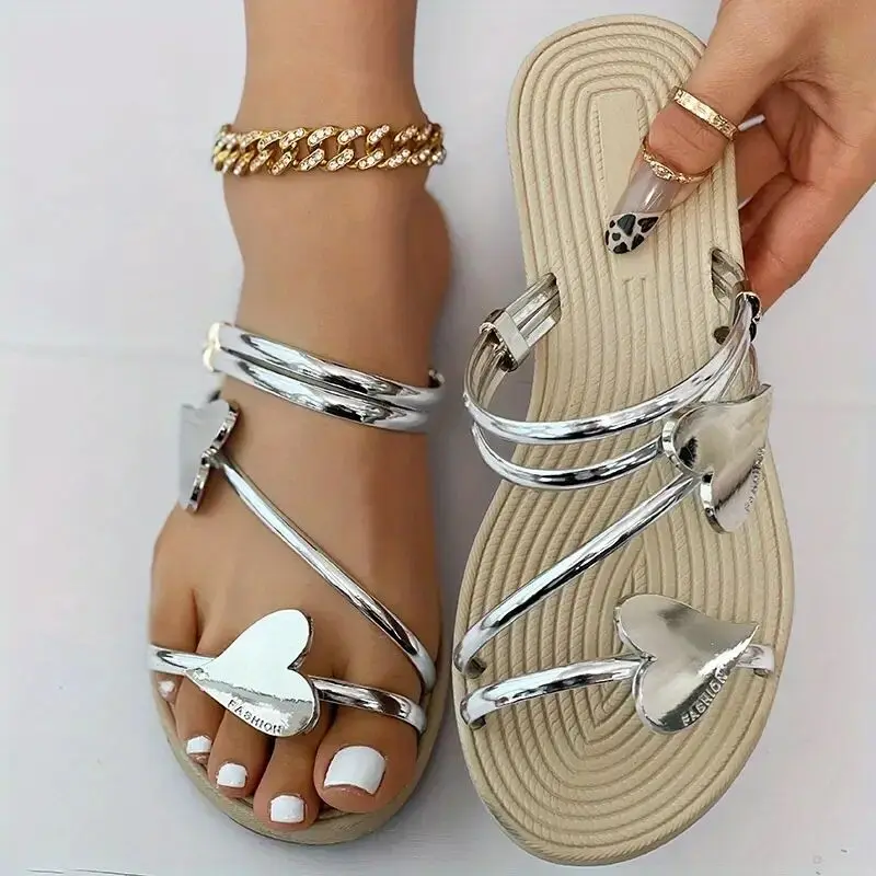 Elegant Women's Heartแบนรองเท้ - Men'S Shoes Size 43 In Us บทวิจารณ์และราคา